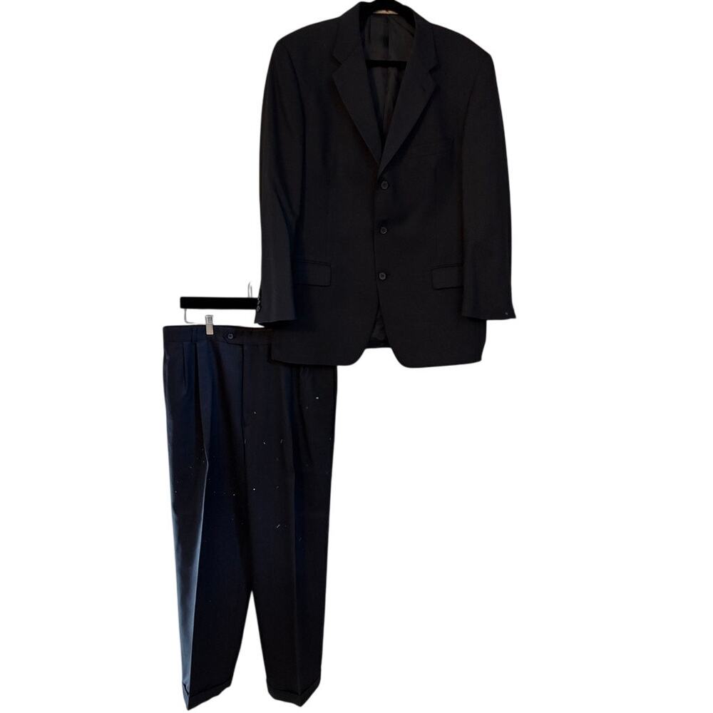 Vintage Joseph Abboud for Nordstrom Gray/Black 2-Piece Suit